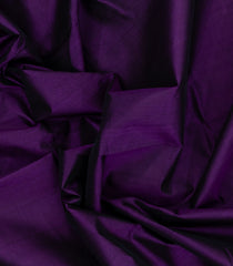 Purple Handloom Silk Cotton Saree With Contrast Border-SC4487