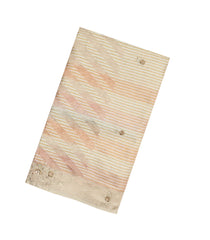 Taupe Woven Blended Tissue Saree With Embroidered Floral Motifs-BL3858