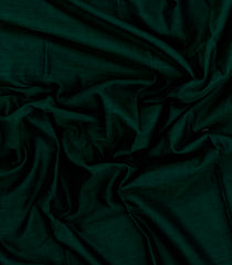 Dark Green Woven Chirala Cotton Saree With Contrast Border-CR1414