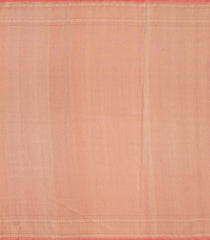 Peach Handloom Organza Soft Silk Saree With Floral Motifs-SO4143