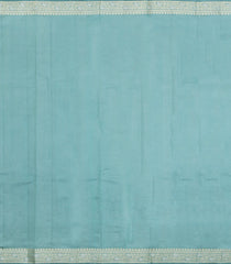 Light Blue Woven Dupion Silk Saree With Floral Buttas-DS0577