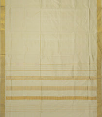 Taupe Handloom Kanchipuram 9 Yards Silk Saree With Zari Border-KA13404