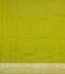 Light Green Handloom Kanchipuram Bridal Silk Saree With Zari Motifs-KA16268