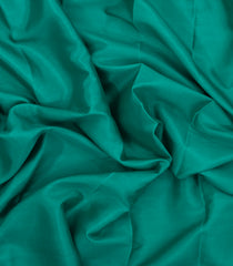 Cyan Woven Mysore Silk Saree With Contrast Zari Border-MS3322