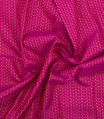 Pink Handloom Kanchipuram Silk Saree With Zari Checks & Buttas-KA16331