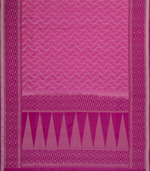 BubbleGum Pink Handloom Soft Silk Saree With Wave Stirpes-SO4483