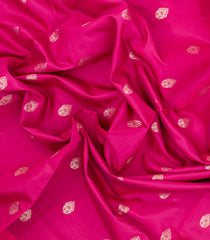 Pink Woven Blended Aura Saree With Zari Buttas & Zari Border-BL5813