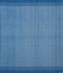 Sky Blue Handloom Rasipuram Cotton Saree With Floral Buttas-RA2516