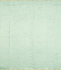 Cyan Woven Banarasi Khaddi Georgette Silk Saree With Stripes-BE1943