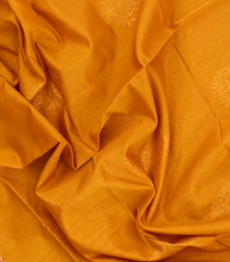 Mustard Handloom Silk Cotton Saree With Buttas-SC4530