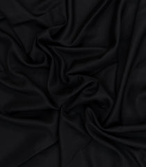 Black Woven Mysore Silk Saree With Zari Border-MS3601
