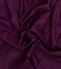 Dark Burgundy Woven Mysore Silk Saree With Contrast Zari Border-MS3864