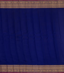 White Handloom Gadwal Silk Saree With Buttas & Contrast Border-GA0439