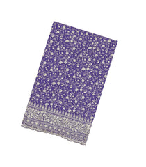 Lavender Woven Synthetic Blended Saree With Embroidered Motifs-EN2046