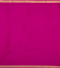 Burugndy Woven Mysore Silk Saree With Contrast Zari Border-MS3794