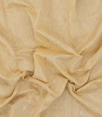 Taupe Handloom Maheswari Silk Cotton Saree With Buttas-SC4119