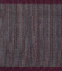 Blue Handloom Village Cotton Saree With Floral Buttas-VC1653