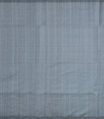 Grey Woven Kora Soft Silk Saree With Stripes & Buttas-SO4737