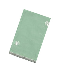 Aquamarine Synthetic Fendy Saree With Stone Border-BL5444