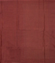 Crimson Woven Tussar Silk Saree With Diamond Motifs-TU3322