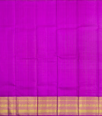 Baby Pink Handloom Korvai Silk Pavadai & Purple Dhavani-PM2086