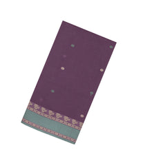 Lilac Handloom Bengal Cotton Saree With Kamalam Buttas-BG1771