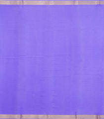 Dark Purple Woven Mysore Silk Saree With Contrast Border-MS3665