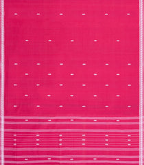 Hot Pink Woven Kadappa Cotton Saree With Buttas-KN0770
