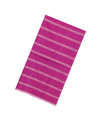 Hot Pink Woven Art Bhagalpur Cotton Saree With Thread & Zari Stripes-SY0267