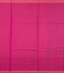 Violet Woven Tussar Silk Saree With Checks & Contrast Border-TU3247