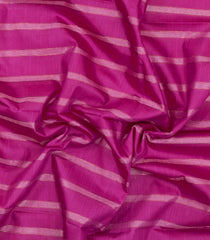 Hot Pink Woven Art Bhagalpur Cotton Saree With Thread & Zari Stripes-SY0267