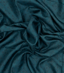 Blue Printed Synthetic Tussar Saree With Contrast border-BL5368
