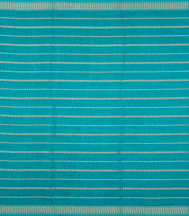 Turquoise Printed Synthetics Dola Saree Zari Stripes-BL5289