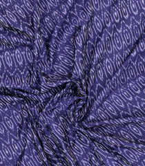 Purple Handwoven Orissa Cotton Saree With Tie & Dye Motifs-OR0906