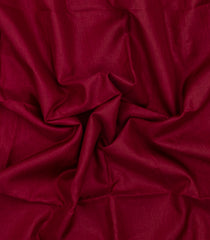 Maroon Printed Synthetic Dupion Saree With Temple Border & Jhalar-SY0091
