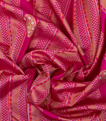 Pink Handloom Kanchipuram Silk Saree With Contrast Pallu-KA14758