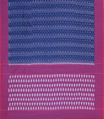 Purple Handwoven Orissa Cotton Saree With Tie & Dye Motifs-OR0909