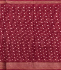 Peach Printed Synthetic Dola Saree With Zari Stripes & Border-BL5391
