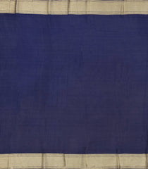 Navy Blue Woven Mysore Silk Saree With Bird Vine Motifs-MS3381
