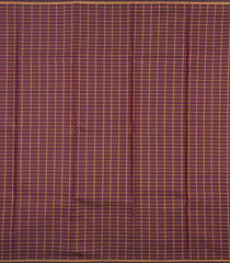 Multi Colour Handloom Kanchipuram Silk Saree With Checks & Contrast Pallu-KA16408