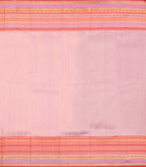 Dark Purple Handloom Korvai Kanchipuram Silk Saree With Zari Stripes-KA15409