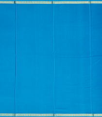 Sky Blue Mysore Plain Crepe Silk Saree-Sky Blue