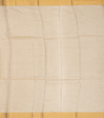 Taupe Blended Tussar Tissue Saree With Zari Border-Taupe