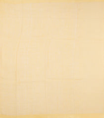 Sandal Woven Linen Saree With Printed Elephant & Floral Motifs-LI0676