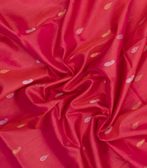 Crimson Handloom Uppada Silk Saree With Meena Buttas-UP0421