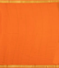 Turquoise Woven Mysore Silk Saree With Contrast Zari Border-MS3581
