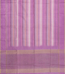 Multi Colour Printed Synthetic Dupion Saree With Stripes & Contrast Border-BL6060