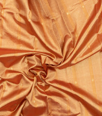 Gold Handloom Korvai Kanchipuram Silk Saree With Stripes -KA15769