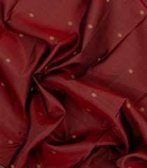 Maroon Handloom Kanchipuram Silk Saree With Buttas-KA15154