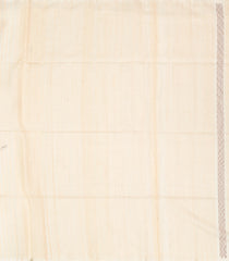 Cream Handloom Soft Silk Saree With Stripes & Buttas-SO4185